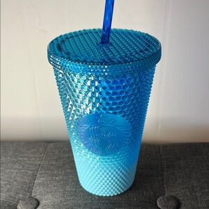 Starbucks Aqua Diamond Tumbler with Straw